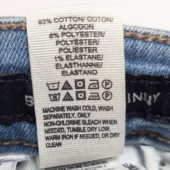 Lucky Brand High Rise Bridgette Skinny Jean Light Wash Zip Fly | Size 8 / 29 - Picture 12 of 12